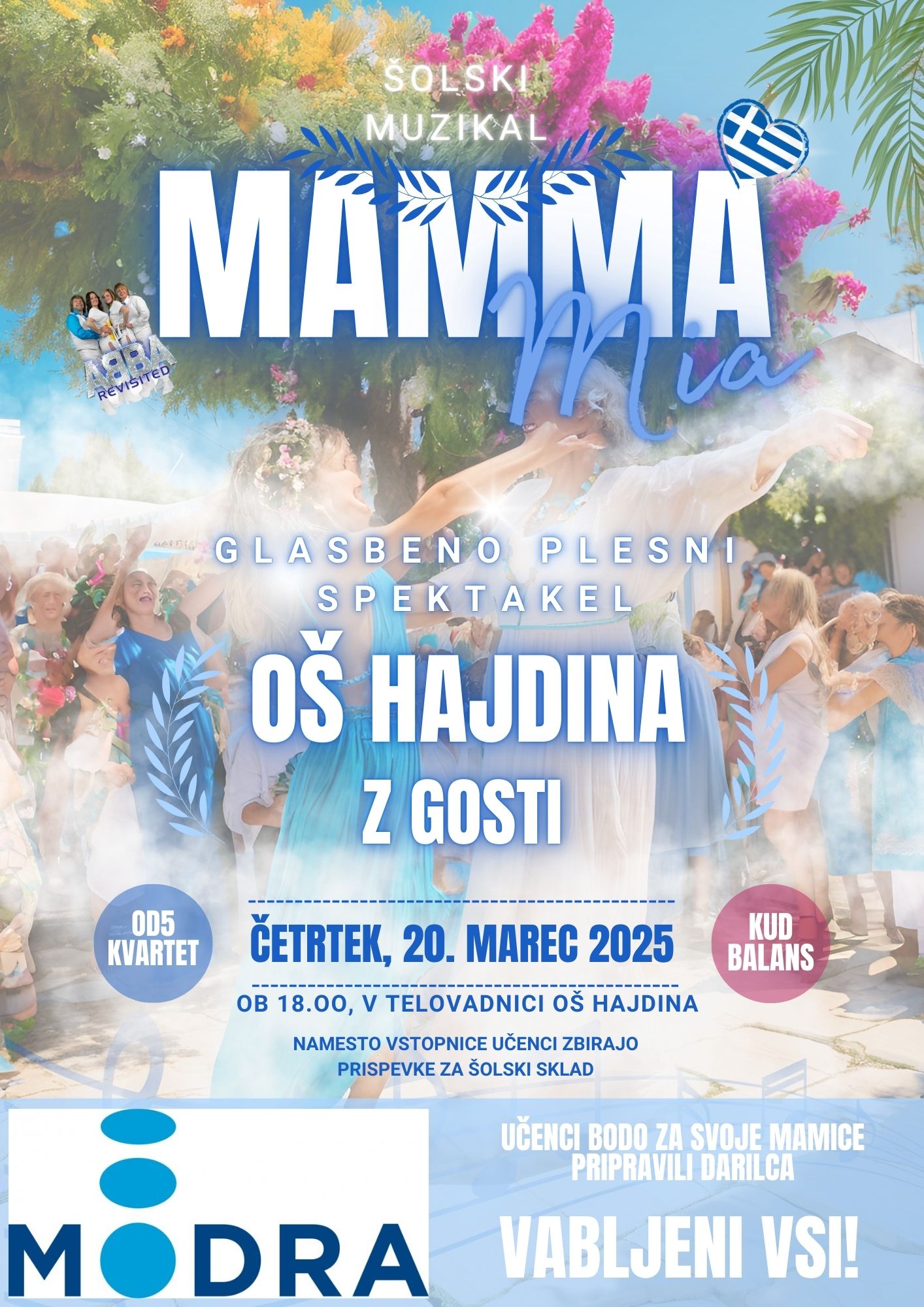 Muzikal MammaMia plakat 2025